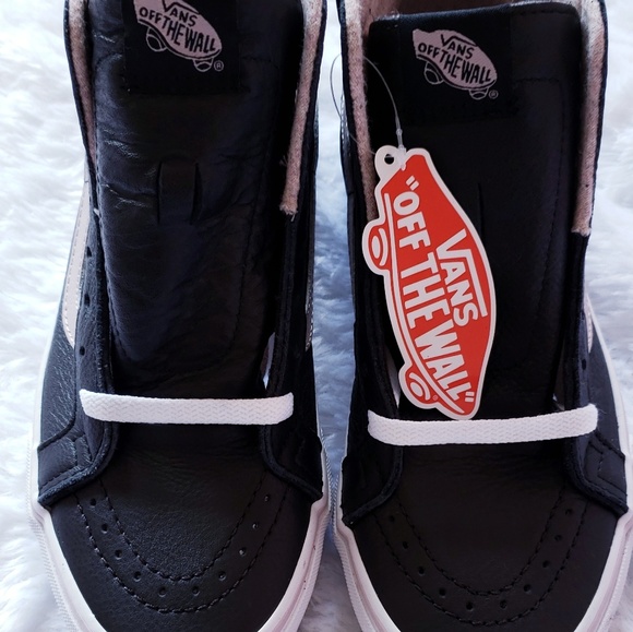 Womens Sk8 Hi Reissue Leather Flannel Violet - Picture 4 of 7